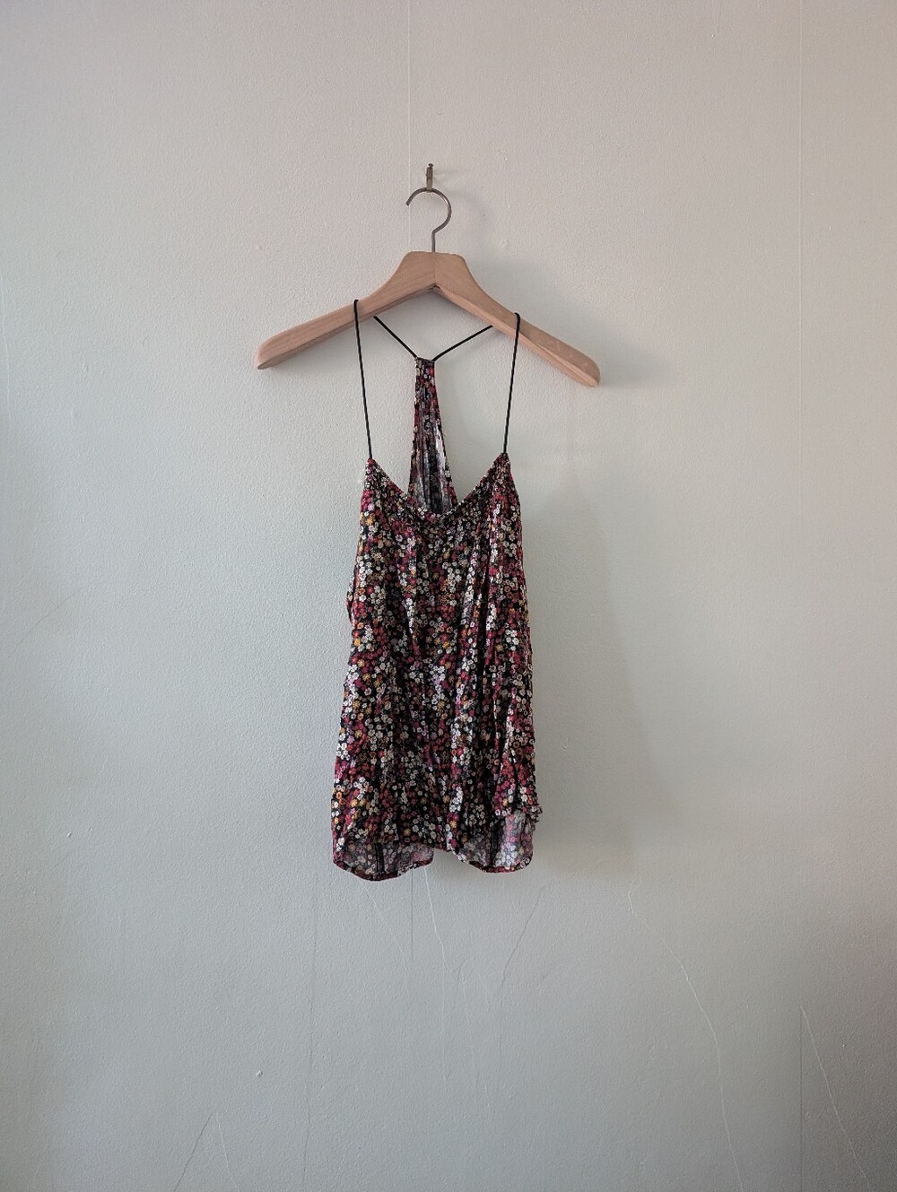 Floral Halter Top Size 3X